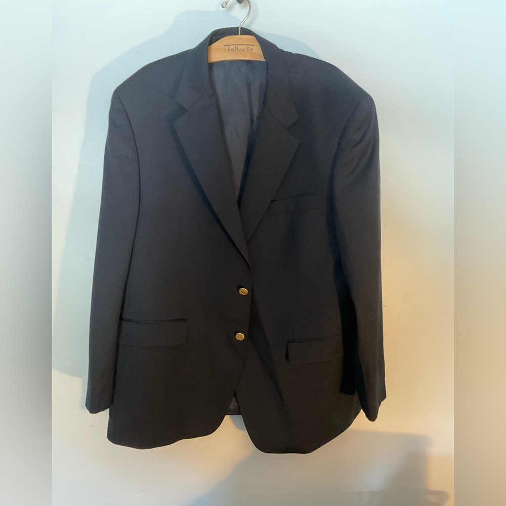 Lauren Ralph Lauren navy blue wool sports jacket 2X